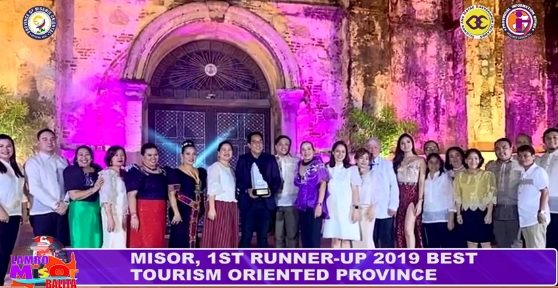 MISOR, 1ST RUNNER-UP 2019 BEST TOURISM ORIENTED PROVINCE