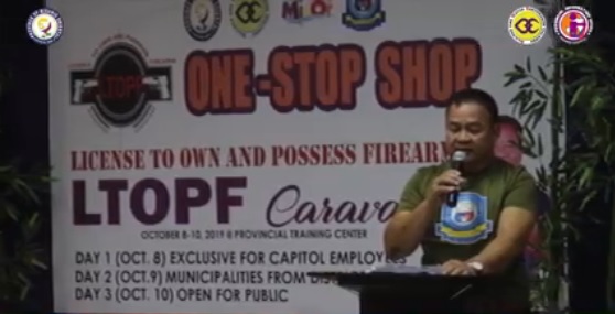 ONE-STOP-SHOP GUN LICENSING CARAVAN, NAGMALAMPUSON