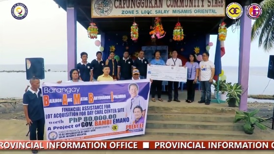 P 80,000 PUNDO, GITUNOL SA SALAY; P 900,000 SA BINUANGAN