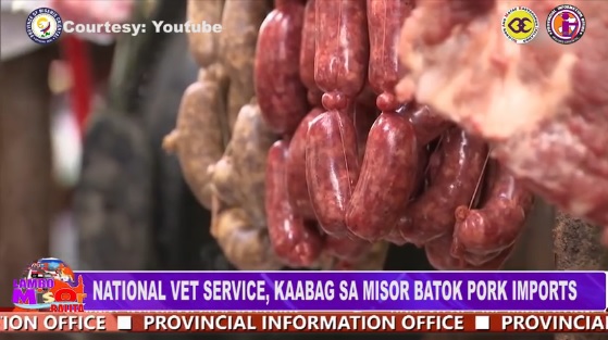 NATIONAL VET SERVICE, KAABAG SA MISOR BATOK PORK IMPORTS