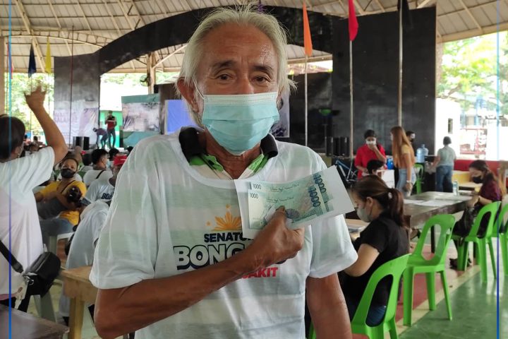 Mr. Herman Suprado Jr., 67, Brgy. Poblacion, Tagoloan, Misor (beneficiary)