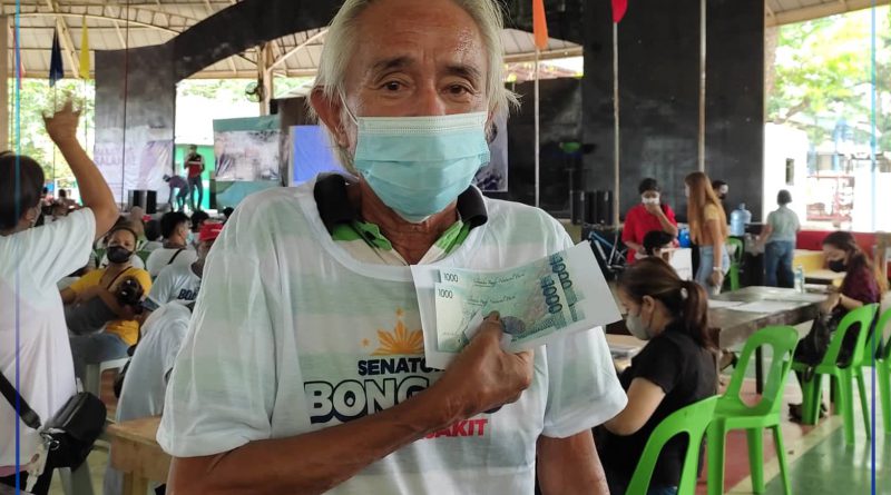 Mr. Herman Suprado Jr., 67, Brgy. Poblacion, Tagoloan, Misor (beneficiary)