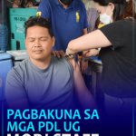 Pagbakuna sa usa ka MOPJ staff.