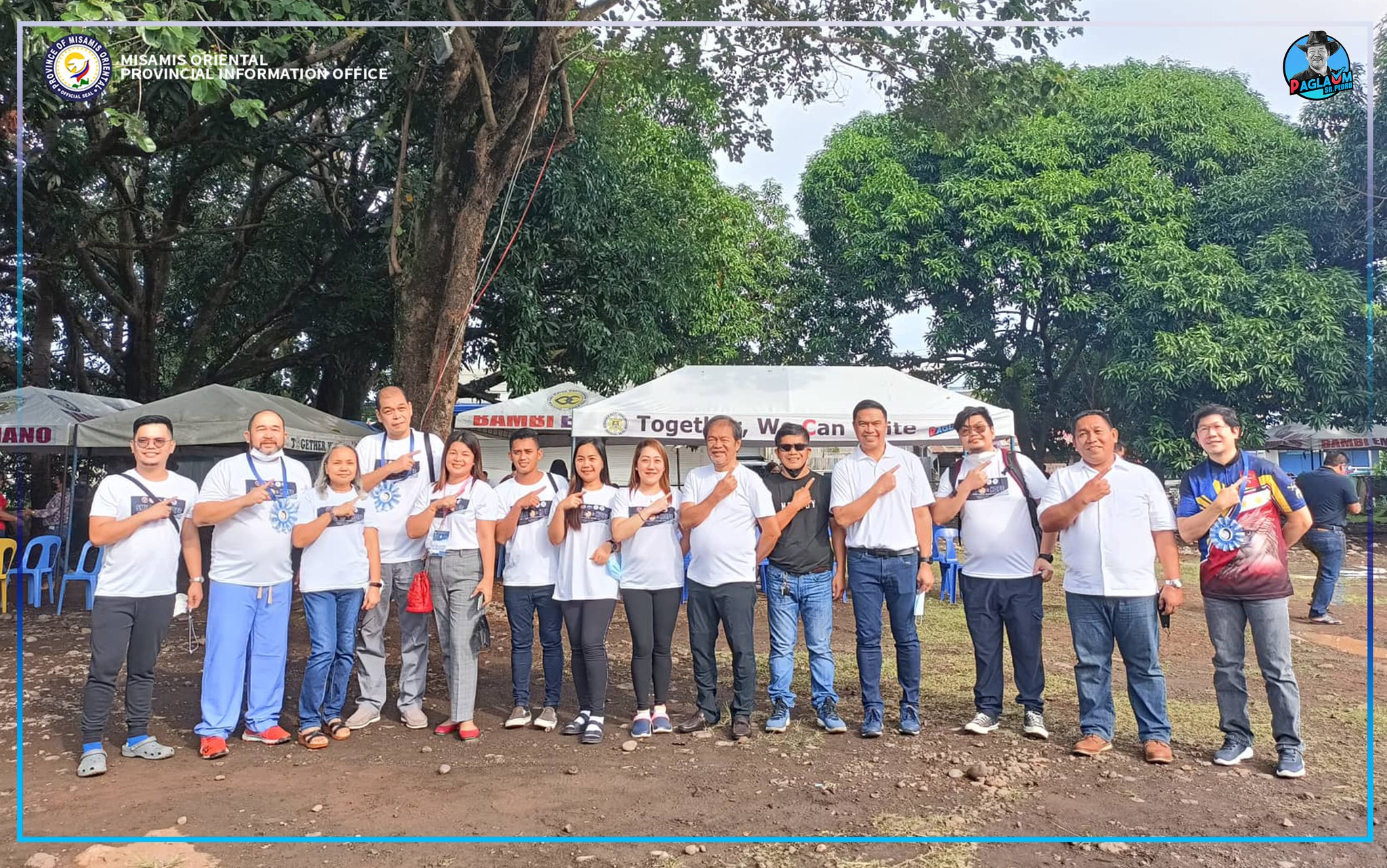 Gov. Peter M. Unabia, PHO Head Dr. Israel Peralta Jr., Provincial ECCD Head Ms Maryden Octo uban ang sponsors gikan sa Maharlika Charity Foundation ug Mindanao Shrine Club.