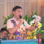 Mihatag si Department of Education-Misamis Oriental Schools Division Superintendent Dr. Jonathan S. Dela Peña sa iyang mensahe atol sa Local School Board Consultative Meeting.