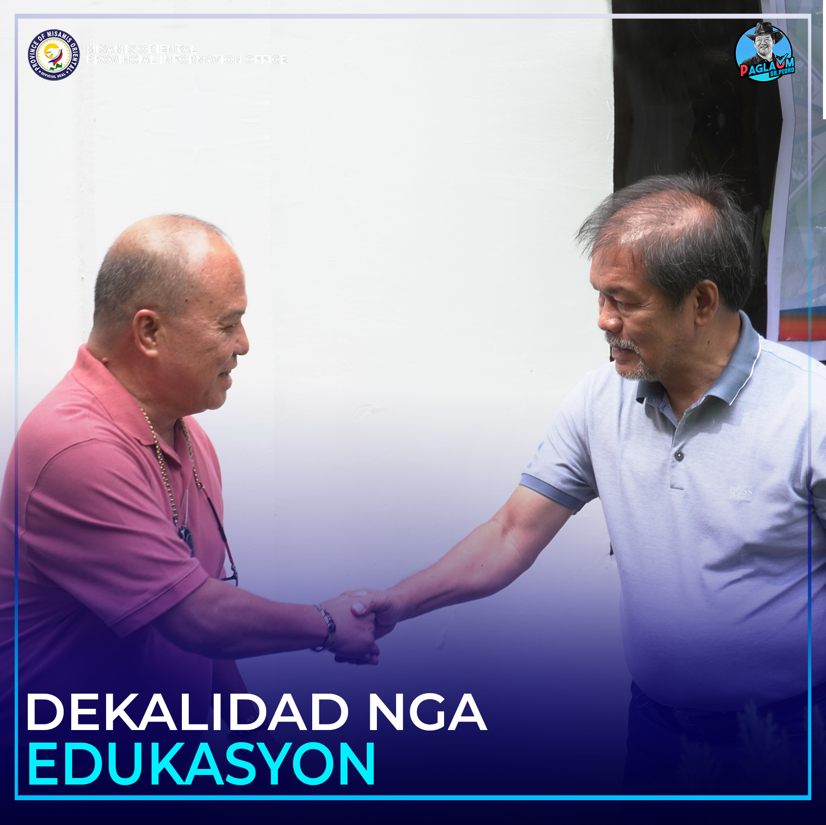 Nakighinabi si Governor Unabia kang Laguindingan Mayor Hon. Diosdado T. Obsioma.