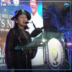 Provincial Tourism Council Co-chair Erlinda Unabia naghatag sa iyang mensahe agi’g pag-welcome sa tanang misalmot nga business investors ug stakeholders alang sa selebrasyon.