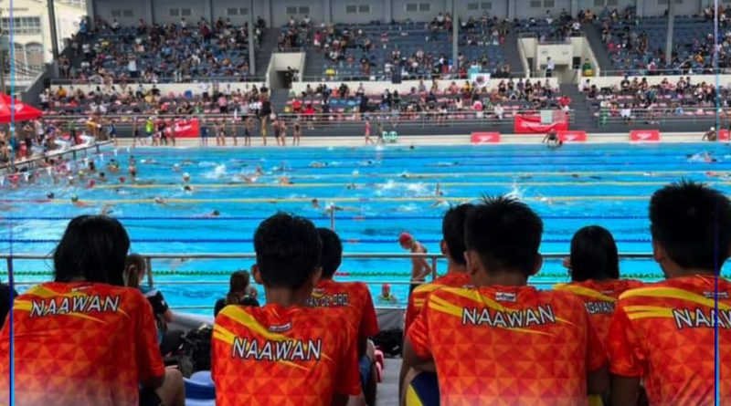 Pagsalmot sa mga Naawan swimmers didto sa Teofilo Yldefonso Swimming Pool, Rizal Memorial Complex, Vito Cruz, Manila City.