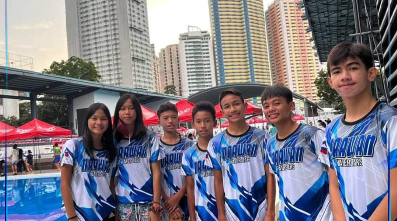 Malipayon ang mga swimmers atol sa pagsalmot niini didto sa Manila.