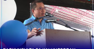 Manticao Mayor Hon. Stephen Tan nagpasalamat kay Gobernador Peter M. Unabia pinaagi sa usa ka mensahe tungod sa pagduyog niini sa nahitabong flag raising sa ilang munisipyo.