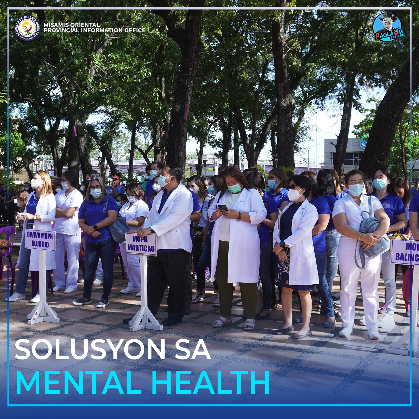 Mitambong ang MOPH Chief of Hospitals sa Flag Raising kung asa dunay dakong papel sa pagpatuman sa mga programang panglawas.