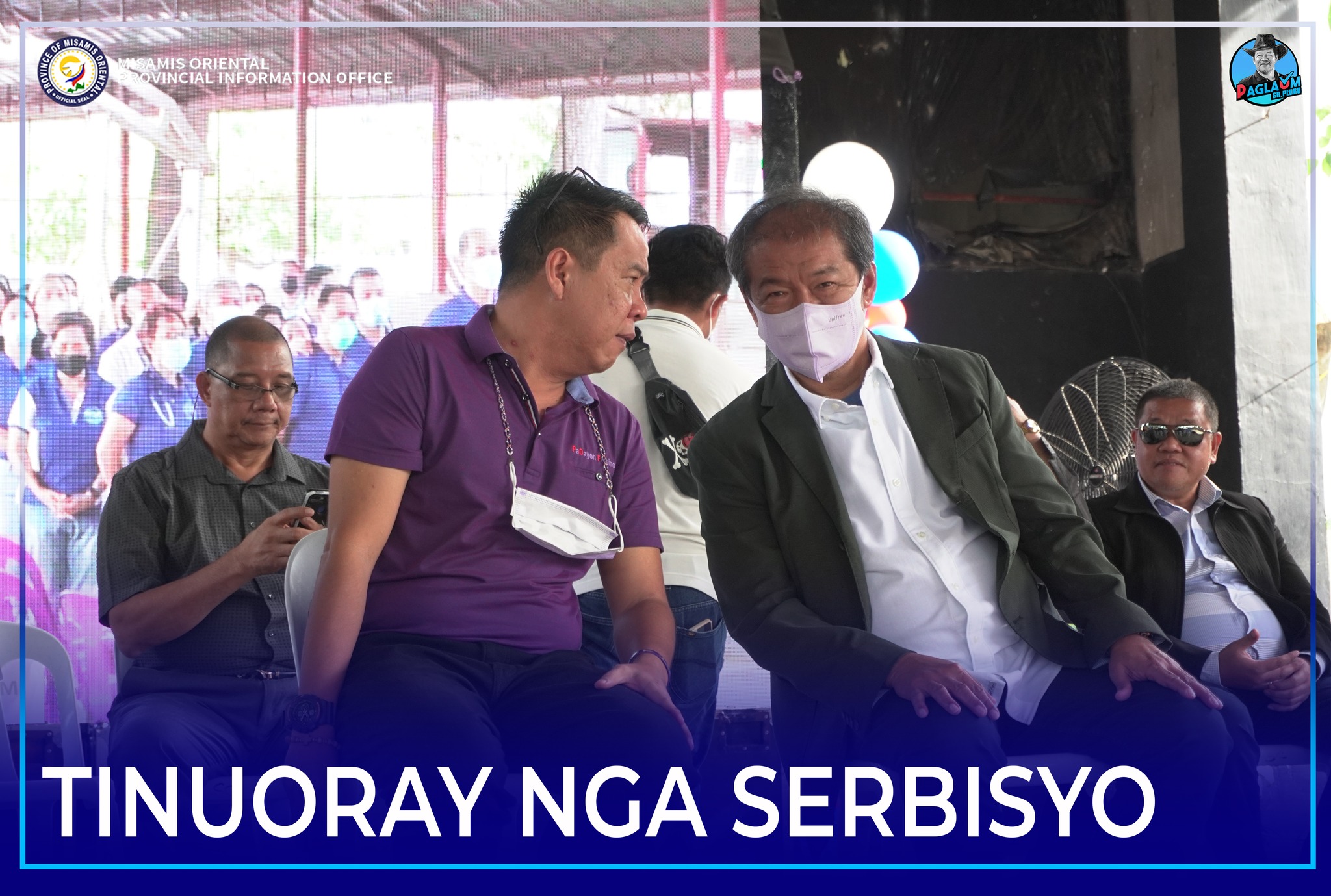 Gov. Peter M. Unabia ug 2nd District Congressman Bambi Emano parehong anaa mitambong sa nahitabong flag raising sa LGU-Manticao.