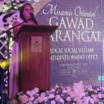 Gingoog City Social and Welfare Development Worker Rosalinda Q. Bucton sa iyang mensahe sa pagdawat sa Outstanding Municipal/City Social and Welfare Development Officer Gawad Parangal.
