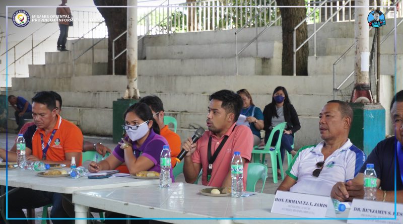 Mga kadagkoan sa DENR-10 pinangulohan ni OIC Chief sa Water & Air Quality Engr. Dahn F Suan nga lakip mitambong sa consultative meeting.