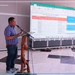 Local School Board Secretary Mr. Jerome Mundo sa iyang pag-presentar sa mga natigom nga mga project request sa nagkadaiyang tunghaan sa gipahigayong mga consultative meetings sa milabayng tuig 2022.