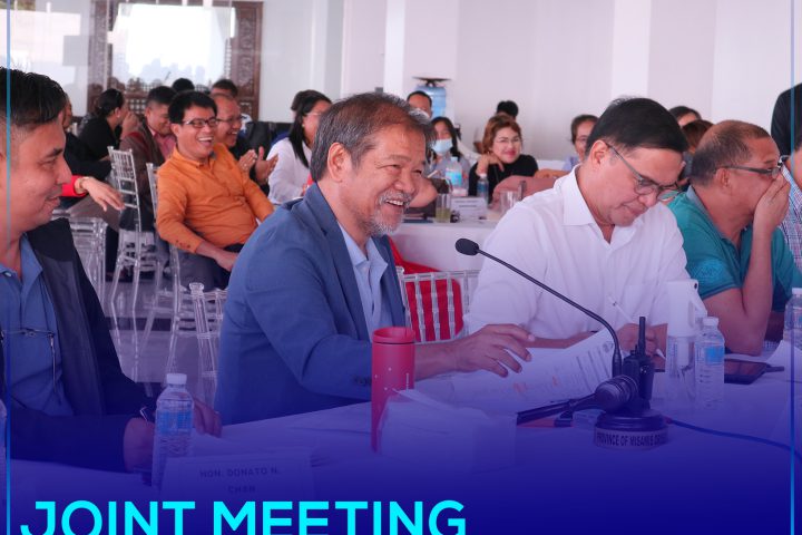 Gobernador Peter “Sr. Pedro” Unabia nga maoy nangulo sa hiniusang panagtigom sa Local School Board (LSB), Local Health Board (LHB), Provincial Committee Against Trafficking-Violence Against Women And Children (PCAT-VAWC) ug Provincial Council For The Protection Of Children (PCPC).
