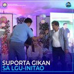 Governor Peter “Sr. Pedro” Unabia ug Initao Vice Mayor Gogoy Acain nag- fist bump atol sa kalihukan.