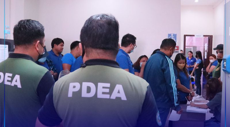 PDEA nangulo sa random drug test sa kapitolyo