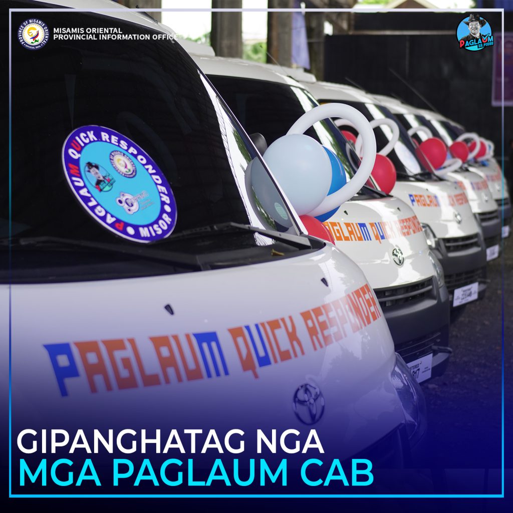 Walo ka PAGLAUM Cab nga gipanghatag sa matag Brgy. ngadto sa Magsaysay, MisOr.