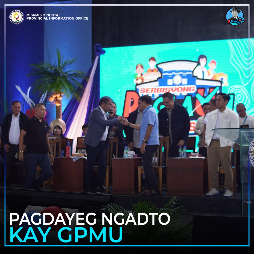 Pakighimamat ni Magsaysay Mayor Charlie Buhisan ngadto ni Governor Peter M. Unabia.