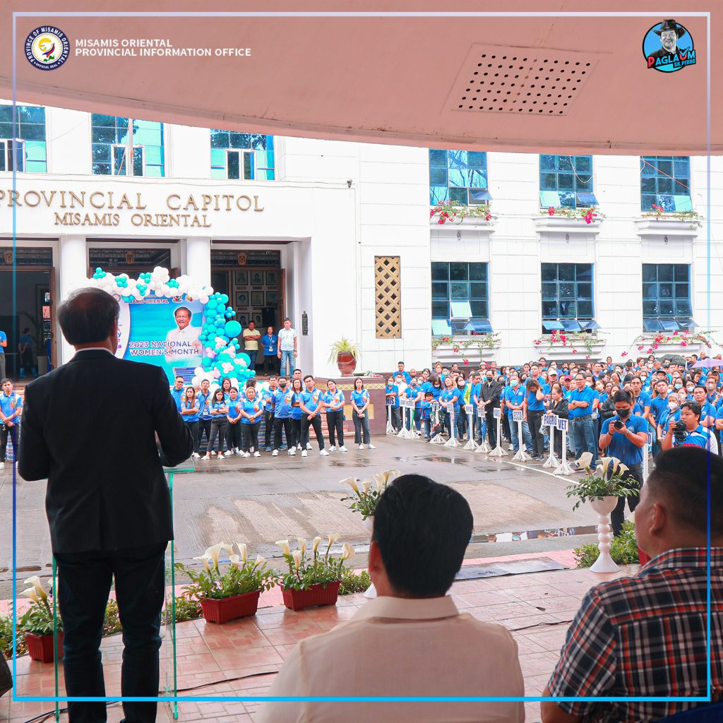 Flag Raising sa Kapitolyo uban si Governor Peter M. Unabia