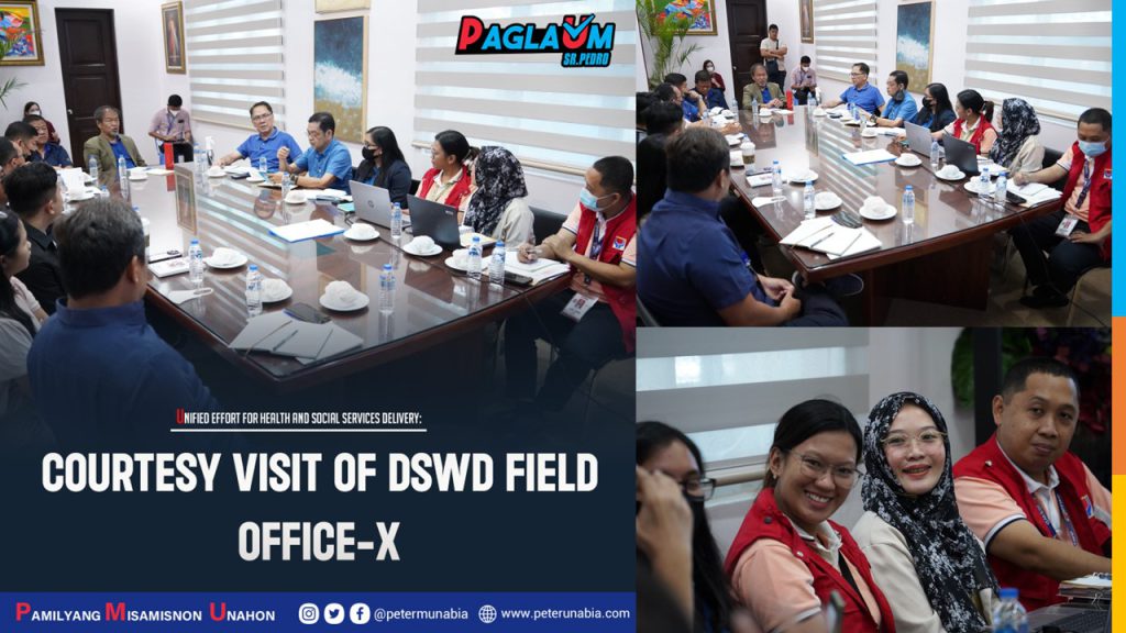 - We welcomed the Department of Social Welfare and Development (DSWD) Field Office-X Risk Resiliency Program Focal Person Avril Lynne Ruiz as she shared the accomplishments of the Cash For Work last year.