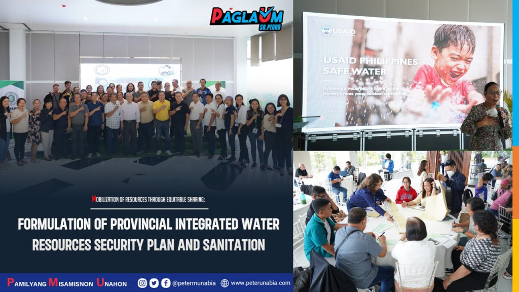 The Water Resources Security and Sanitation Plan is a means to ensure a sound, sustainable and integrated management of water resources. This is also our initial step of conserving natural ecosystems and protecting our cities and territories from flooding, sea-level rise, drought and pollution. - To have a sustainable bulk supply of water in LGUs of Misamis Oriental. - Issues and concerns, and proposed interventions