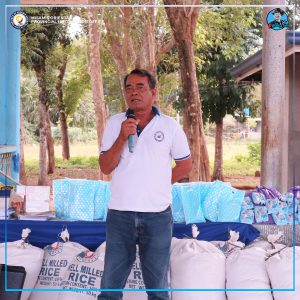 Barangay Tubajon Captain Hon. Teodoro Oguis mihatag sa iyang mensahe pasalamat atol sa pagbisita sa PYDO.