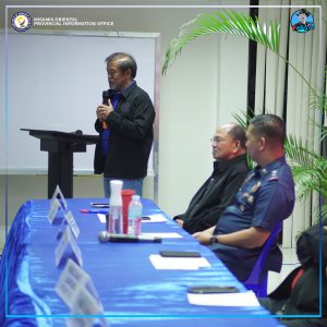 Mihatag si Governor Peter Unabia sa mensahe pagsaludo ngadto sa tumong sa Agila Shriners nga buot sab niining mahatag nga oportunidad alang sa MisOr.