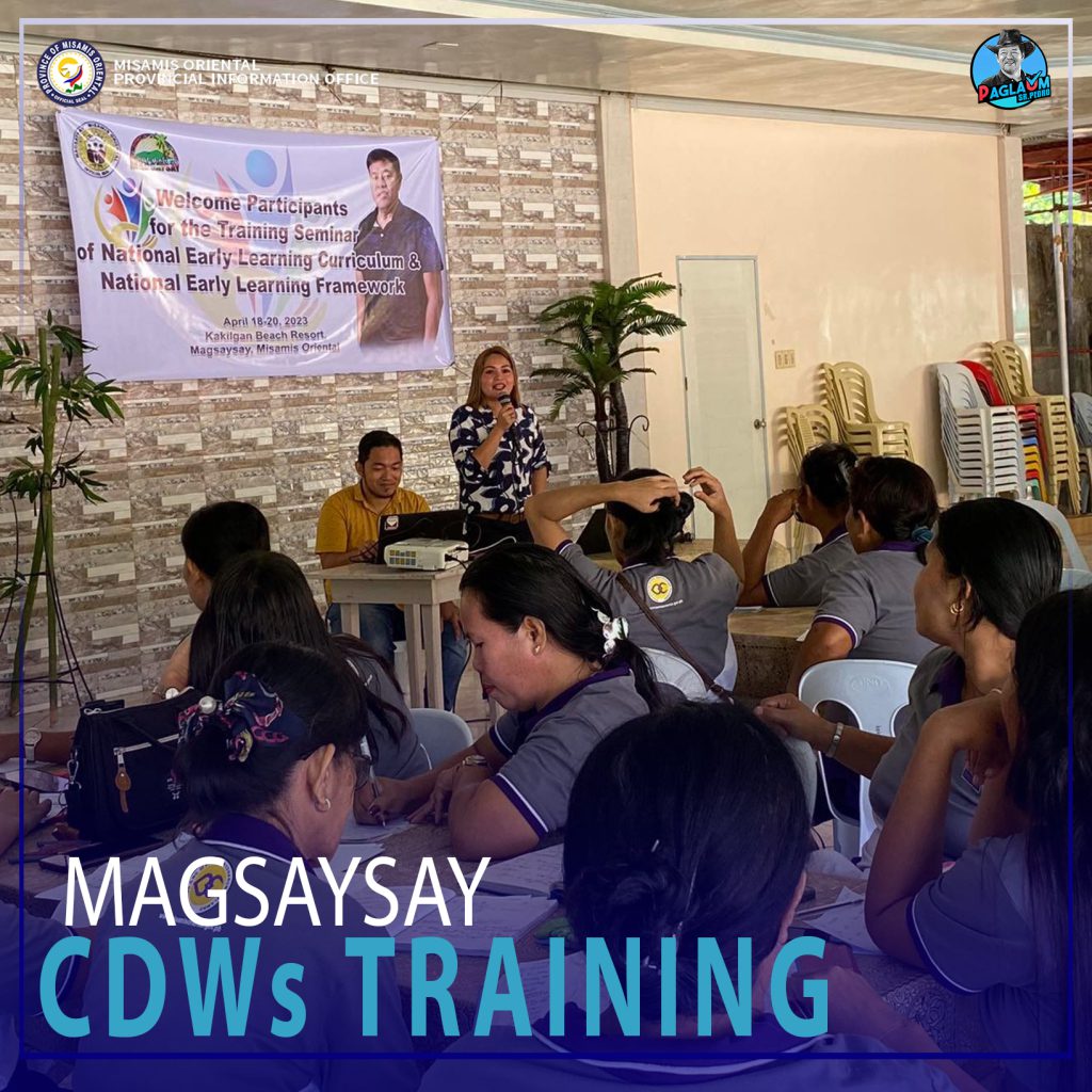 Provincial Early Childhood Care and Development Office sa pagpahigayon og trainings alang sa mga Child Development Workers sa lungsod sa Magsaysay.
