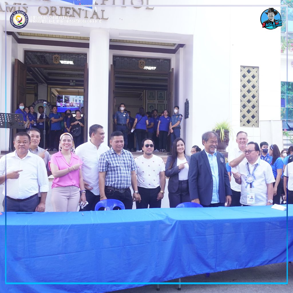 MOU signing sa kagamhanang probinsyal ug DOST alang sa turn-over sa Portasol nga mobile multi-purpose speed dryer.