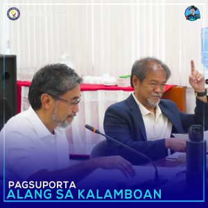 Gobernador Peter “Sr. Pedro” Unabia kauban si RDC-MacroCom Chairperson Bukidnon Governor Rogelio Neil Roque atol sa katigoman.
