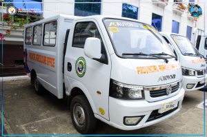 Ang tulo (3) ka utility vehicles nga gamiton sa PAGRO aron mapadali ang mga transaksyon sa mga mag uuma ning lalawigan.