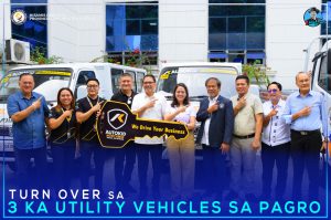 Governor Peter "Sr. Pedro" M. Unabia, mga miyembro sa Sangguniang Panglalawigan, Provincial Agriculture and Veterinary Officer Dr. Benjamin Resma, ug mga personahe sa Autokid Truck Solutions.