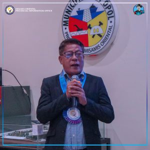 LGU-Opol Kagawad Roland Alfeche sa iyang welcome remarks atol sa IOs Training & Seminar.