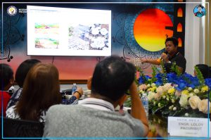 ENRO-Misor Engr. Robert Lamayan sa iyang pag-orient sa mga C/MENRO kalabot sa Provincial Ordinance No. 1571-2022