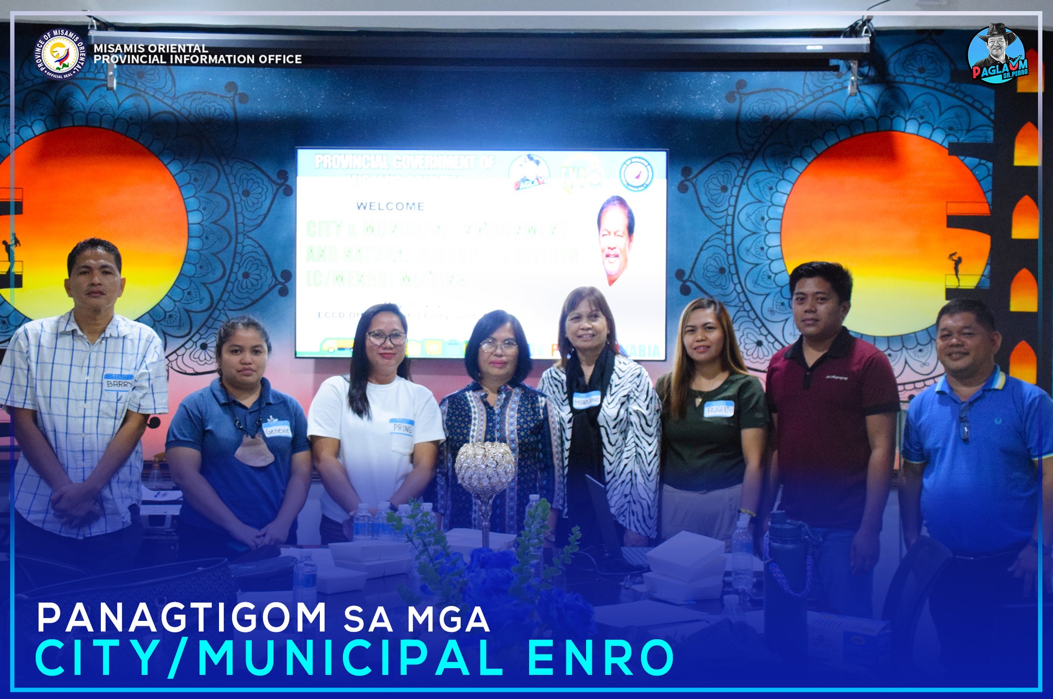 Mga bag-ong opisyales sa organisasyon sa mga City ug Municipal ENRO sa MisOr