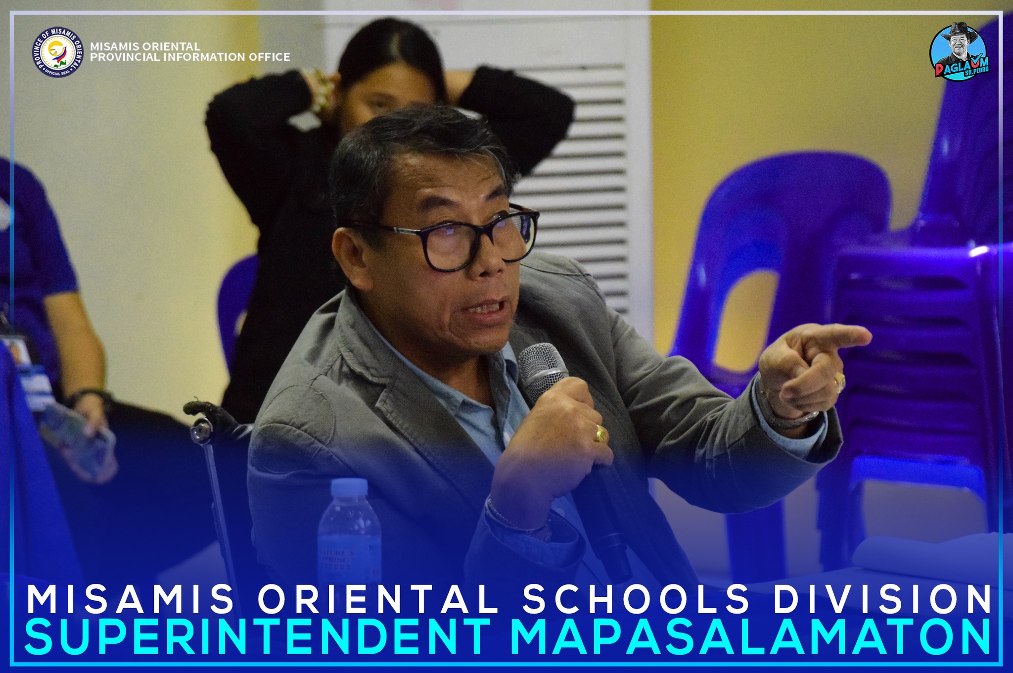 MisOr SDS Dr. Edilberto Oplenaria sa iyang pagsabot sa mga proyekto ni Governor Peter “Sr. Pedro” M. Unabia alang sa edukasyon