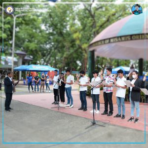 Pagpanguna ni Gobernador Unabia atol sa pagpanumpa sa mga kabatan-onan.