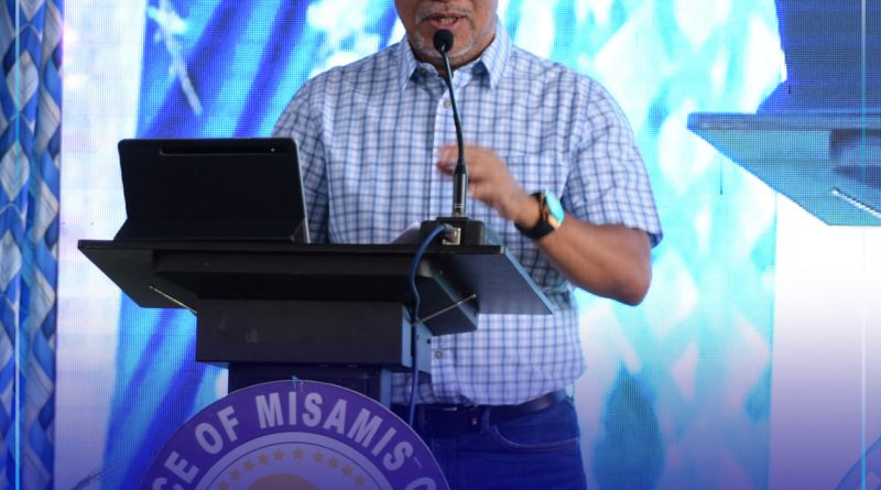 Governor Peter “Sr.Pedro” M. Unabia sa iyang mensahe.