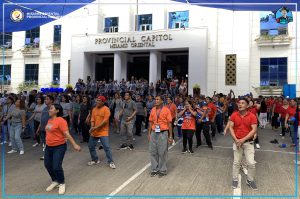 Zumba nga gipartisiparan sa mga empleyado.