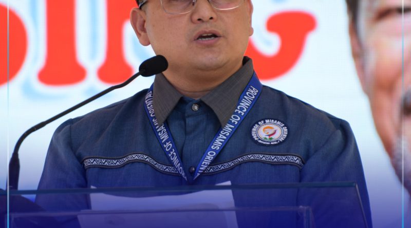 Provincial Administrator John Venice Ladaga sa iyang mensahe.