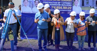 Pagpanguna ni Gobernador Unabia sa groundbreaking activity sa Sibantang Integrated School