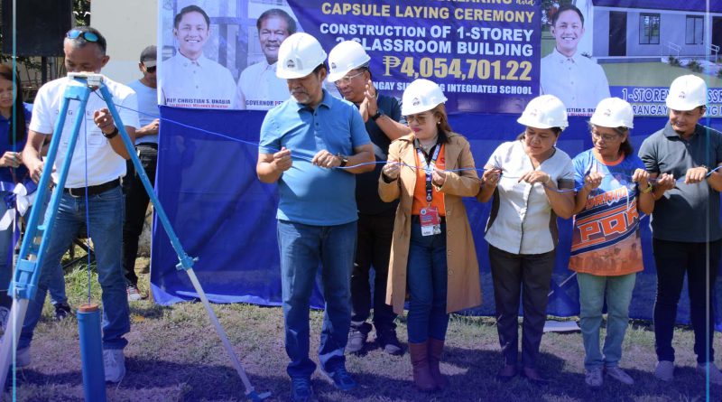 Pagpanguna ni Gobernador Unabia sa groundbreaking activity sa Sibantang Integrated School