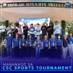 Mga empleyado nga midaog isip kampyeon sa Volleyball Women Category