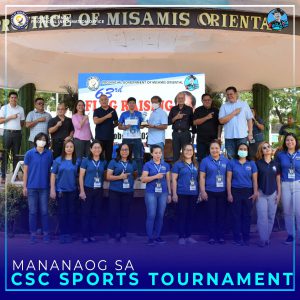 Mga empleyado nga midaog isip kampyeon sa Volleyball Women Category