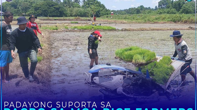 PAGRO PADAYON ANG SUPORTA SA MGA RICE FARMERS