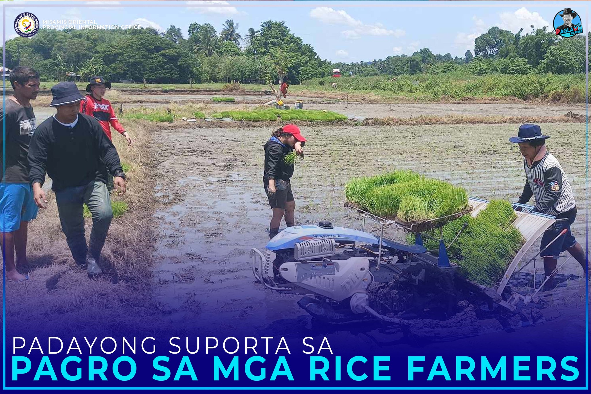 PAGRO PADAYON ANG SUPORTA SA MGA RICE FARMERS