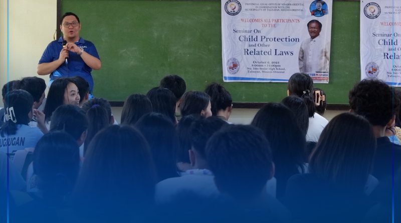 SEMINAR ON CHILD PROTECTION AND OTHER RELATED LAWS, GIPAHIGAYON SA STA. INES SHS