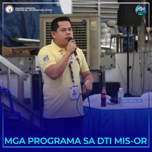 mga programa sa dti misor